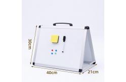 China Magnetic Portable Foldable Desktop Whiteboard Dry Erase Whiteboard With Stand supplier
