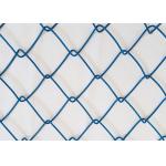 Free Samples 40x40mm Diamond Chain Link Fence Steel And Pvc Coated for sale