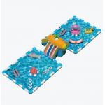 Outdoor Giant Slides Inflatable Water Park Customized With Two Large Pool for sale
