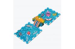 China Outdoor Giant Slides Inflatable Water Park Customized With Two Large Pool supplier