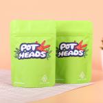 Holographic Mylar Zipper Stand Up Pouch Gravure Printing for sale