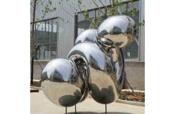 China 2M High Mirror Polished Stainless Steel Knot Sculpture in DIFC, UAE supplier
