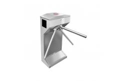 China Entrance Anti-Tailgating Pedestrian Gate Tight-Spaced Semi-Auto Mini Tripod Turnstile supplier