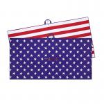 Portable Polyester Sublimated Microfiber Waffle Weave Custom Print Golf Towel for sale