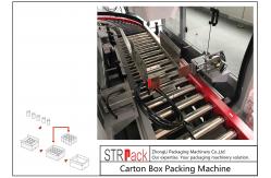China Automatic Industrial Carton Box Packing Machine Large Capacity For Bottle / Can supplier