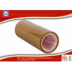 Waterproof Strong Opp Brown BOPP Packaging Tape , Plastic Glue Low Noise Packing Tape for sale