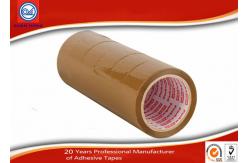 China Waterproof Strong Opp Brown BOPP Packaging Tape , Plastic Glue Low Noise Packing Tape supplier