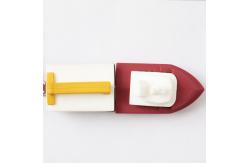 China 3D Boat Shapes PVC Customized USB Flash Drives 128GB H2 Testing supplier
