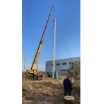 Aluminum Alloy Frame Inner Suspended Gin Pole For Towers 119KN for sale