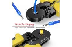 China Portable Alloy Ferrule Crimper Set , Industrial Ferrule Kit With Crimper supplier