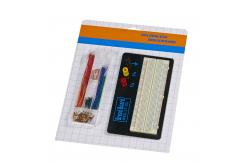 China White Solderless Transparent Breadboard And Wire Kit With Metal Plate supplier