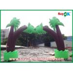 Green Tree Oxford Cloth Inflatable Tree Decoration For Festival for sale