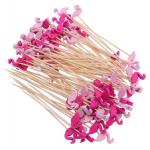 Bulk Natural Bamboo Cocktail Stick Decorative Toothpicks For Appetizers for sale