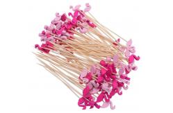 China Bulk Natural Bamboo Cocktail Stick Decorative Toothpicks For Appetizers supplier