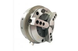 China Through Hole Chuck 3 Soft Jaw Wedge Shape Hydraulic Chuck supplier