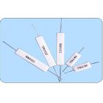 White 20W 100 Ohm / 100R Cement Power Resistor , High Temperature Resistor