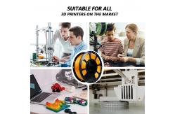 China Strong PETG  Gold 3D Printer Filament 1.75mm Dimensional Accuracy +/- 0.02mm supplier