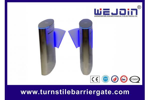RFID Access Control High-Speed ESD Turnstile Flap Barrier Gate