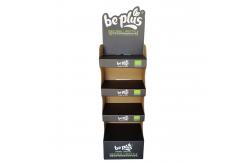 China Eco Friendly Black Cardboard Display Rack For Shop Custom supplier