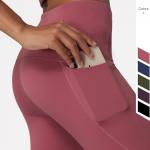 High Stretchy 20 Percent Spansex M And S Gym Leggings With Pockets for sale