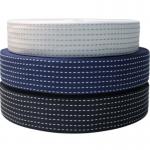 Factory Price Soft Striped Plain Polyester Webbing Tape For Garment for sale