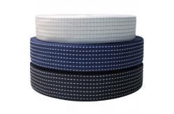 China Factory Price Soft Striped Plain Polyester Webbing Tape For Garment supplier