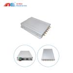 13.56MHz Six Ports RFID Reader ISO 15693 HF Long Range Medium Power RFID Reader Common Card Reader Inventory Tracking for sale