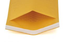China Strong Adhesive Yellow Bubble Mailers Kraft Paper Padded Shipping Envelopes supplier