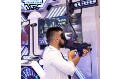 China Commercal Double Seat VR Shooting Game Machine Virtual Reality Gun Games supplier