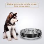 Puppy Stainless Steel Dog Bowls For Feeding Food And Water for sale
