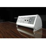 UK Standard Desk Mount Power Strip , Clamp Office Desktop power and data outlets