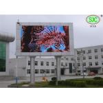 p8 SMD full color waterproof advertising led display 1/4 scanning with iron cabinet for sale