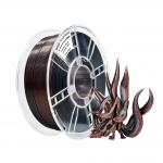 High Toughness 3D Printing Filament 1.75mm Silk Tir-color Black Red Copper PLA+ Filament for sale