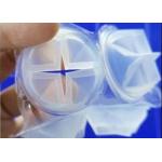 Leak Proof High Elasticity 9.8mm Cross Slit Valve Medical Silicone Rubber Products for sale