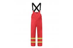 China Mining Rain Proof Workwear 50mm FR Tape Reflective Bib Overalls supplier