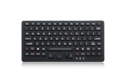 China Military Level EMC Keyboard Stainless Steel Back Plate Rubber Backlight supplier