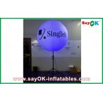 Advertising Inflatable Lighting Decoration Stand Balloon With Tripod ,  Inflatable Lighting Tripod Balloon for sale