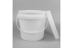 China 5L PP Polypropylene Small Chemical Bucket Round With Handles supplier