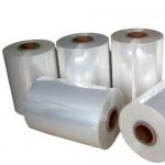 Transparent Thermal POF Shrink Wrap Film Centerfold Polyolefin Heat Shrink Film Roll for sale
