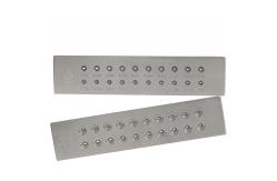 China Oval / Small Porosity Wire Tungsten Draw Plate For Jewelry Making supplier