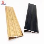 Anti Slip Safety Aluminium Stair Nosing Edge Trim Polishing / Anodizing Oxidation for sale