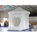 Wedding Inflatable Bounce White Jumping Castle Flame Retardant for sale