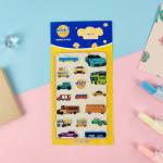 Professional OEM 3D Cartoon Stickers PVC Soft Film Foam Letter Stickers for sale