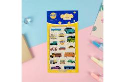 China 3D Layer Custom Decorative Stickers PDF DIY Handmade Sticker supplier