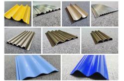 China Hook On Corrugated Ceiling Tiles 2x4m Polyester Powder Coating supplier