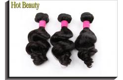 China 8 inch 6A Grade Loose Wave Virgin Human Hair Extensions With Thick Bottom supplier