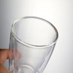 Hand Blown Insulated 250ml Double Wall Glass Cup