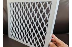 China Hexagonal Shape Diamond Hole Expanded Metal Mesh Use For Ceiling supplier