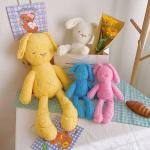 Fluffy Cartoon Bunny Stuffed Animal 30cm With PP Cotton Filling for sale