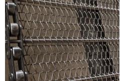 China Oven Use 304 Stainless Steel Chain Mesh Belt High Temperature Resistant supplier